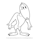 How to Draw Heckle from Heckle and Jeckle
