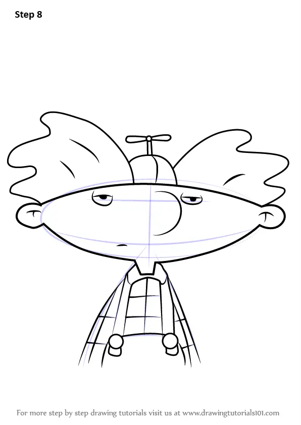 Learn How To Draw Arnie From Hey Arnold Hey Arnold Step By Step Drawing Tutorials 