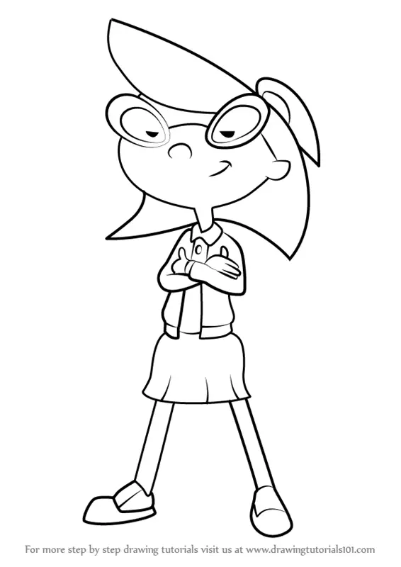 Step by Step How to Draw Phoebe Heyerdahl from Hey Arnold ...