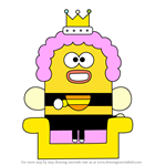 How to Draw Queen Bee from Hey Duggee