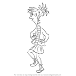 How to Draw Moody Margaret from Horrid Henry
