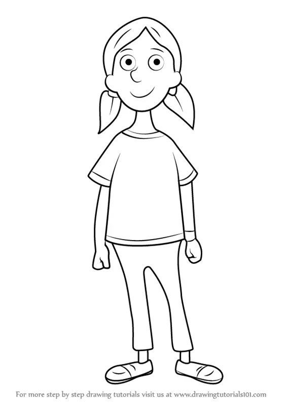 Learn How to Draw Singing Soraya from Horrid Henry (Horrid Henry) Step ...