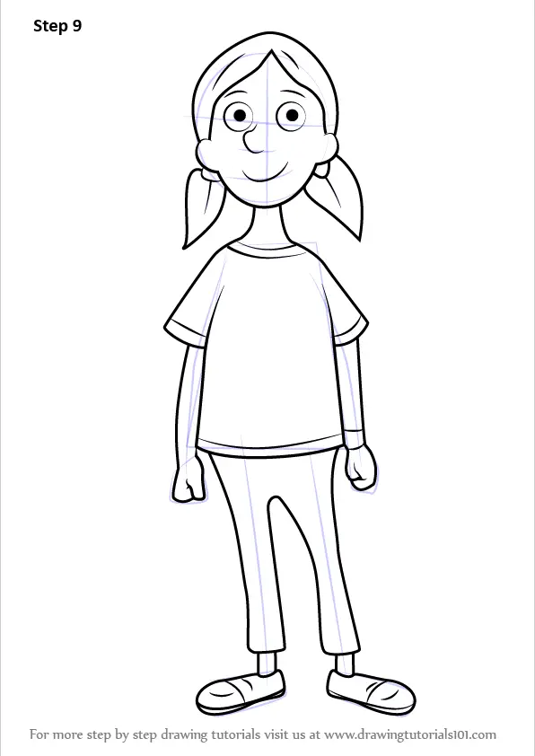 Learn How to Draw Singing Soraya from Horrid Henry (Horrid Henry) Step ...