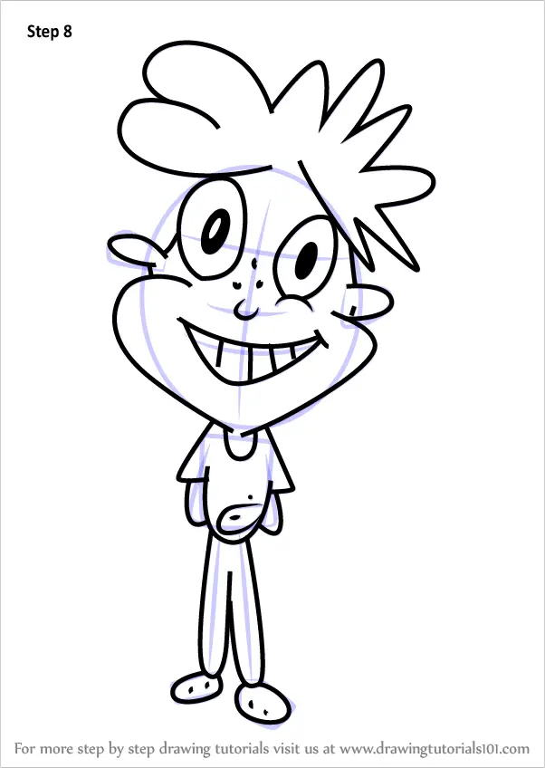 Learn How To Draw Henry From Kablam! (kablam!) Step By Step : Drawing 