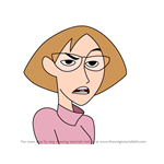 How to Draw Mrs. Stoppable from Kim Possible