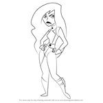 How to Draw Shego from Kim Possible