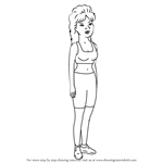How to Draw Luanne Platter from King of the Hill