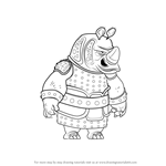 Learn How to Draw Hundun from Kung Fu Panda - Legends of Awesomeness ...