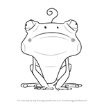 How to Draw Frog from Larva