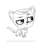How to Draw Captain Cuddles from Littlest Pet Shop