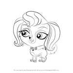 How to Draw Gail Trent from Littlest Pet Shop