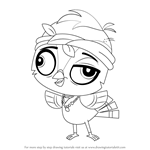 How to Draw Joey Featherton from Littlest Pet Shop
