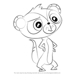 How to Draw Shahrukh from Littlest Pet Shop