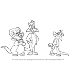 How to Draw Alan from Looney Tunes