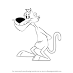 How to Draw Pete Puma from Looney Tunes