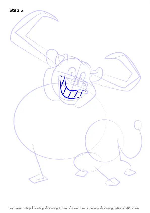 Learn How to Draw Toro the Bull from Looney Tunes (Looney Tunes) Step by  Step : Drawing Tutorials