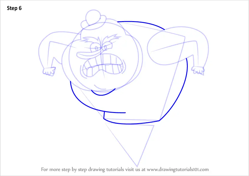 Learn How to Draw Le Toot from Looped (Looped) Step by Step : Drawing