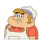 How to Draw Lunchlady Trudy from Looped