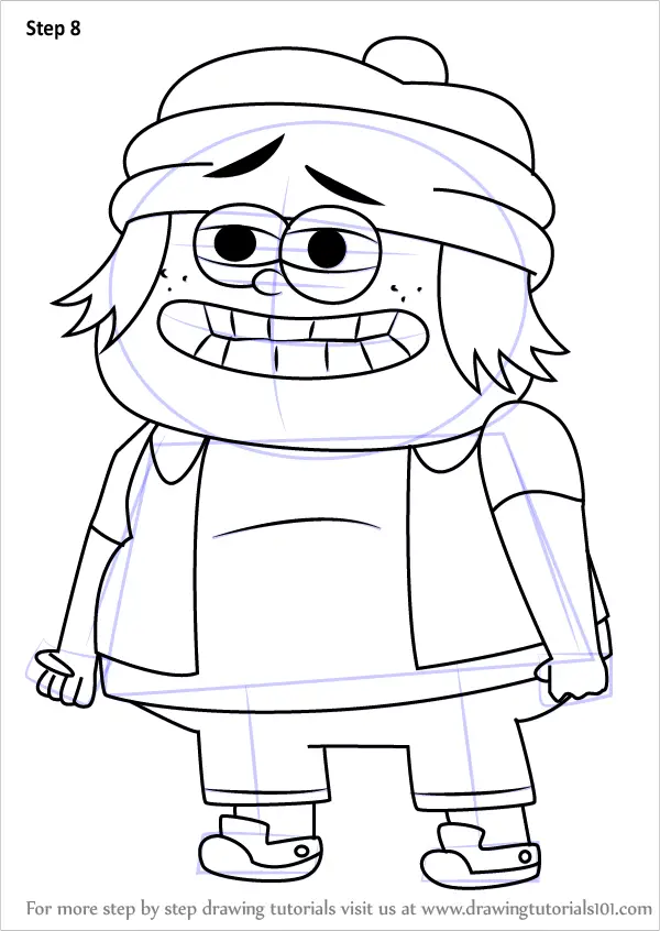 Learn How to Draw Toque Kid from Looped (Looped) Step by Step : Drawing