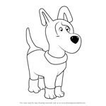 How to Draw Dog from Masha and the Bear