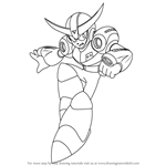 How to Draw Ballade from Mega Man