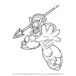How to Draw Yamato Man from Mega Man