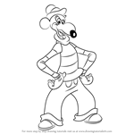 How to Draw Mortimer Mouse from Mickey Mouse Clubhouse