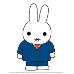 How to Draw Father Bunny from Miffy and Friends