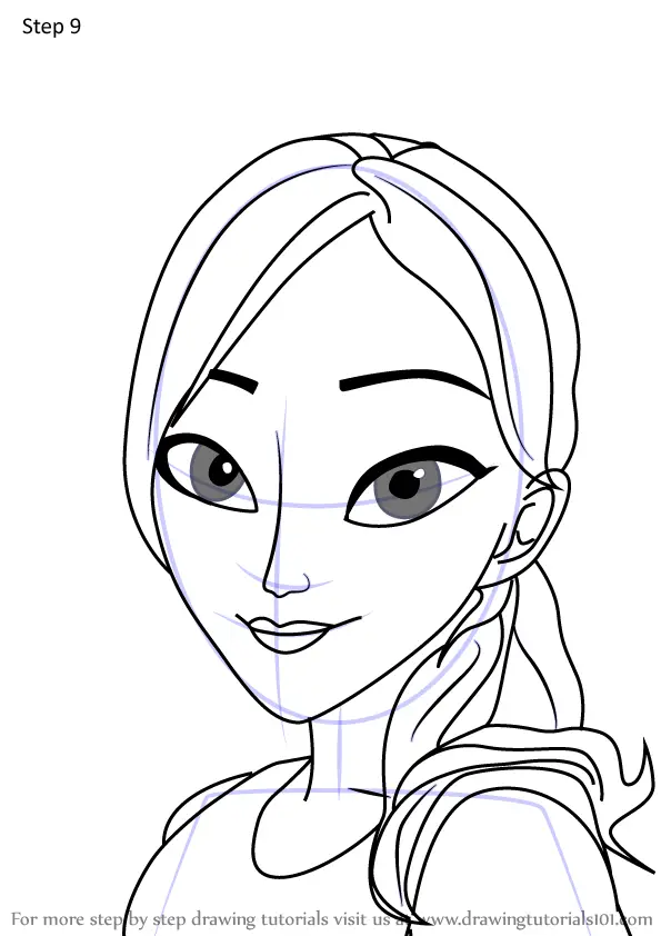 Learn How to Draw Emilie Agreste from Miraculous Ladybug 