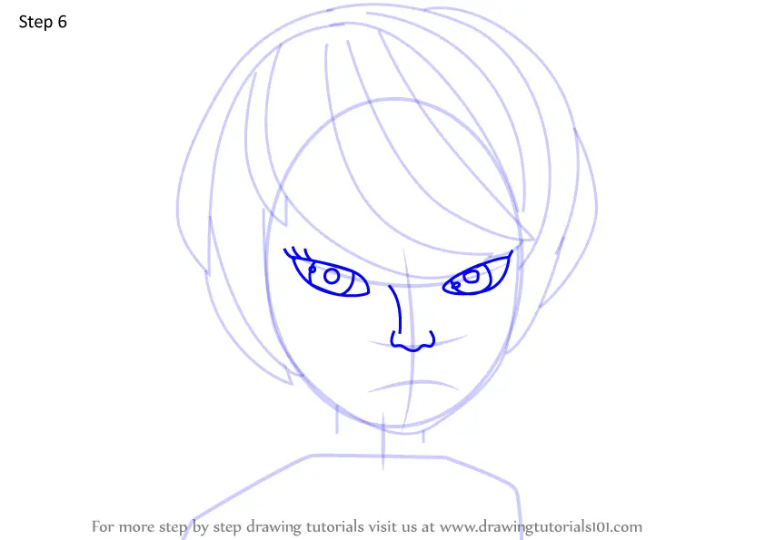 Learn How To Draw Kagami Tsurugi From Miraculous Ladybug (miraculous 