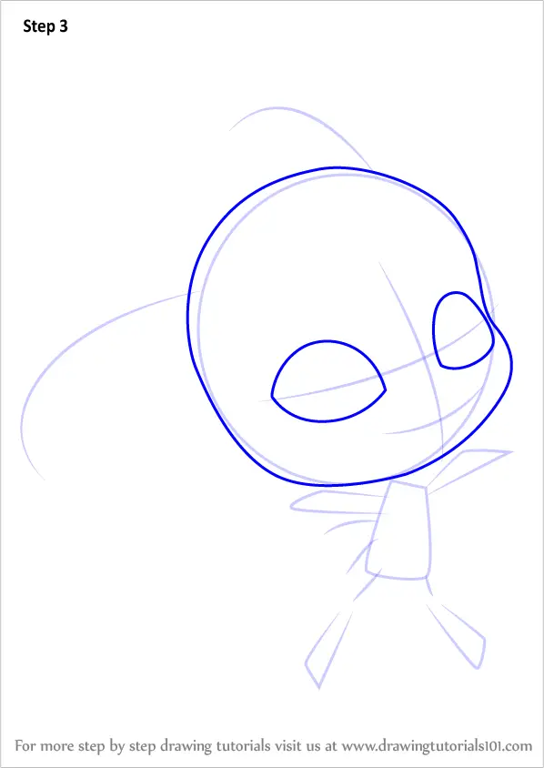 Kwami Step By Step - Step By Step How To Draw Tikki Kwami From