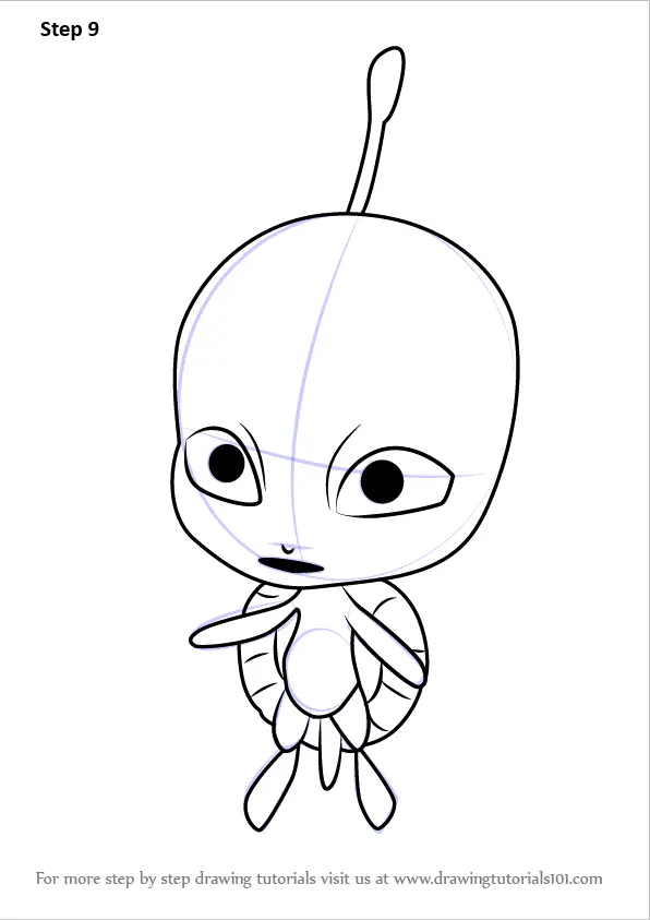 Learn How to Draw Wayzz Kwami from Miraculous Ladybug (Miraculous