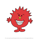 How to Draw Little Miss Scary from Mr. Men