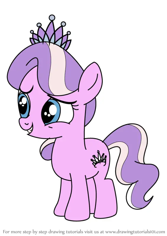 Step by Step How to Draw Diamond Tiara from My Little Pony - Friendship