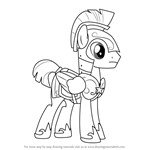 How to Draw Flash Sentry from My Little Pony - Friendship Is Magic