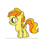How to Draw Peachy Pie from My Little Pony - Friendship Is Magic