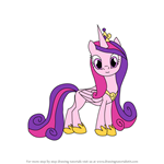 How to Draw Princess Cadance from My Little Pony: Friendship Is Magic