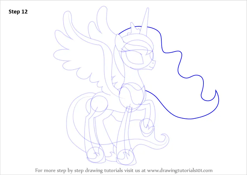 Learn How to Draw Princess Luna from My Little Pony Friendship Is