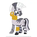 How to Draw Zecora from My Little Pony - Friendship Is Magic