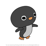 How to Draw Adelie Penguin from Octonauts