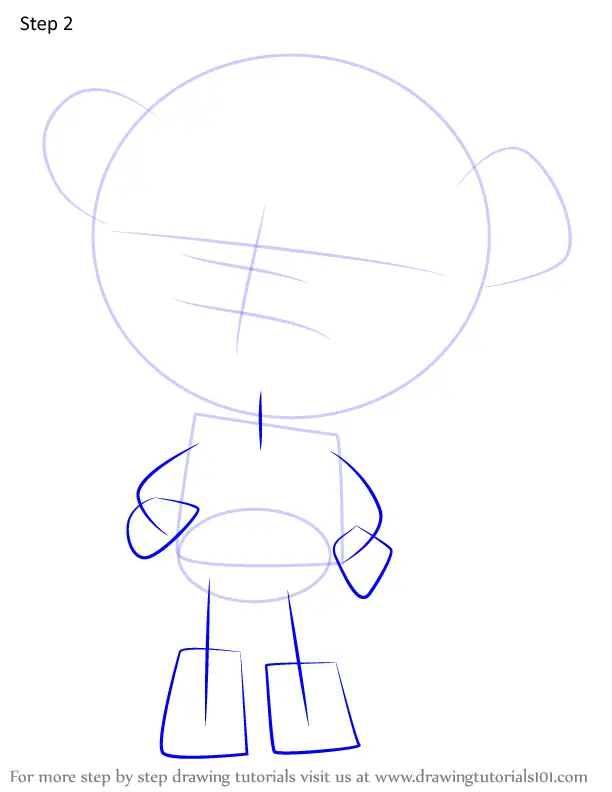 Step by Step How to Draw Tracker from Octonauts