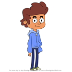 How to Draw Zach from Ollie's Pack