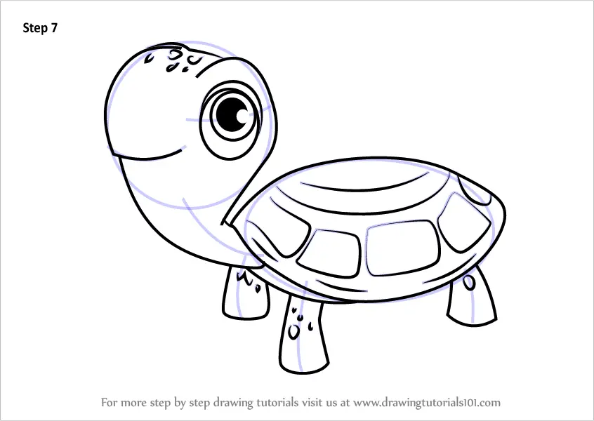 Learn How to Draw The Turtles from PAW Patrol (PAW Patrol) Step by Step ...