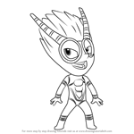 How to Draw Firefly from PJ Masks