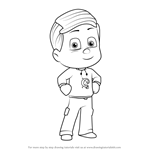 How to Draw Greg from PJ Masks