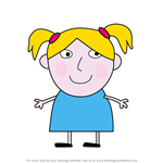 How to Draw Brianna Cutie from Peppa Pig