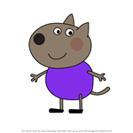 How to Draw Danny Dog from Peppa Pig