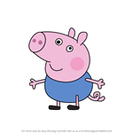 Learn How to Draw George Pig from Peppa Pig (Peppa Pig) Step by Step ...