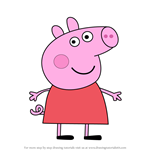 How to Draw Polly Pig from Peppa Pig