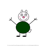 How to Draw Spencer Sheep from Peppa Pig